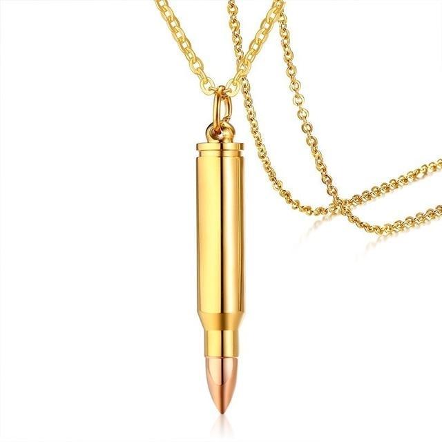 .223 caliber bullet necklace